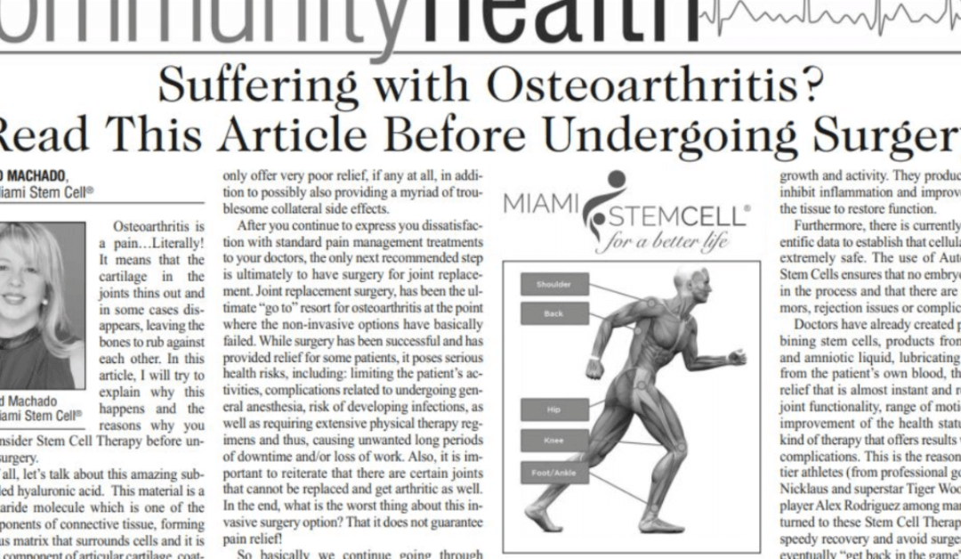 Osteoarthritis