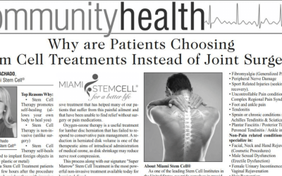 Why are Patients Choosing Stem Cell Treatments Instead of Joint Surgery?