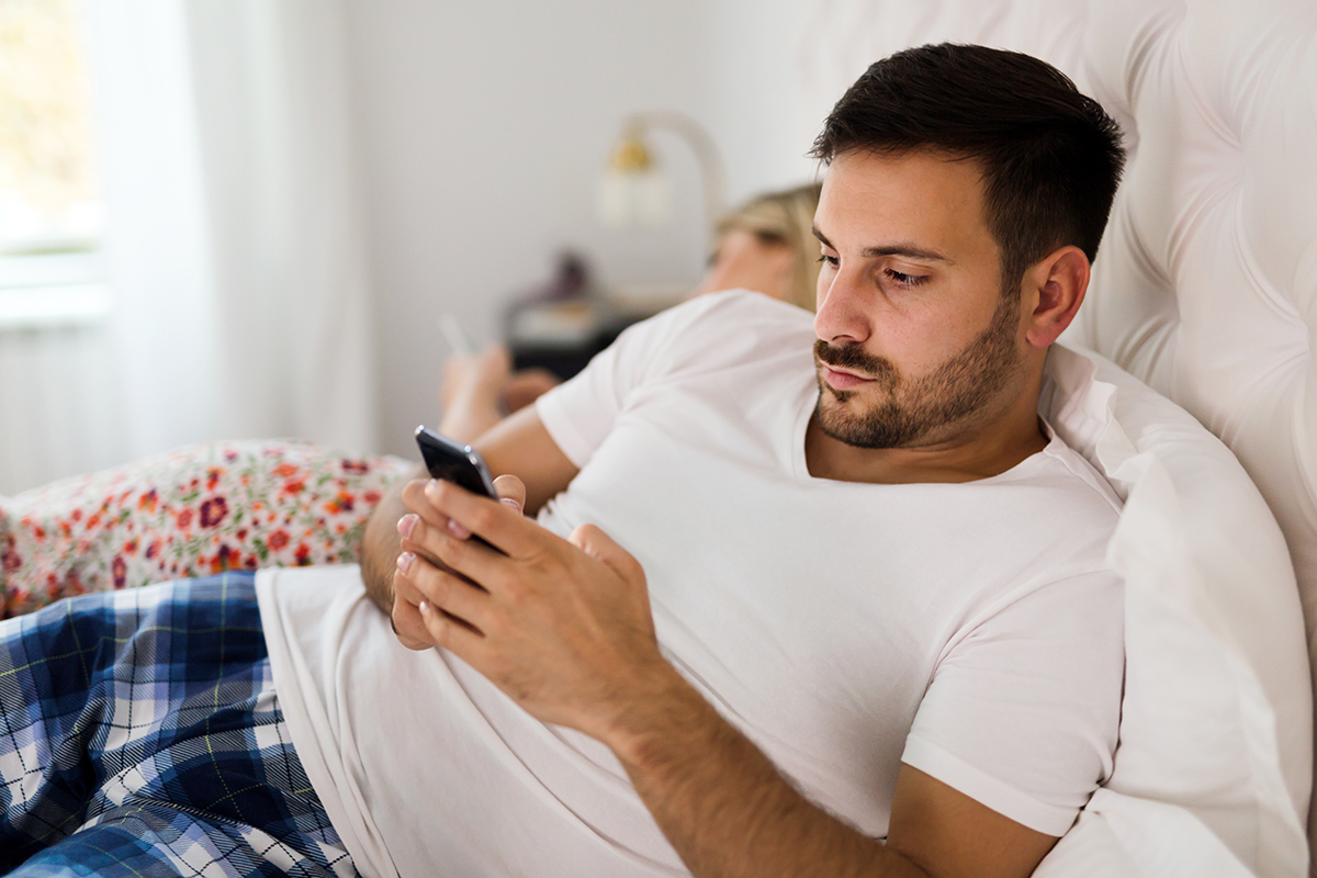 Young unhappy couple having problems in relationship